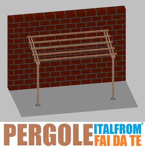 Pergola legno impregnato - in,