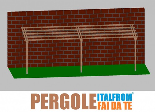 Pergola legno impregnato - in,