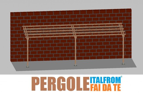 Pergola legno impregnato - legno,