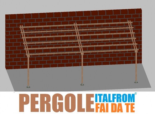 Pergola legno impregnato - in,
