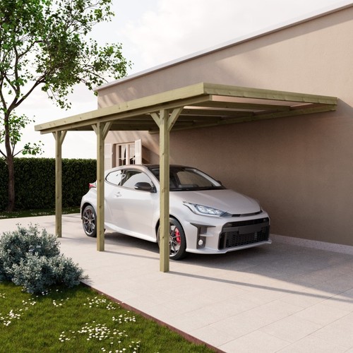 Pergola addossata legno - in,
