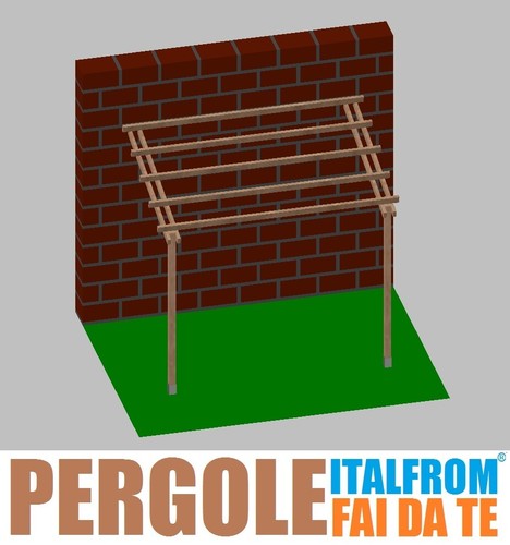 Pergola legno impregnato - pergola, in