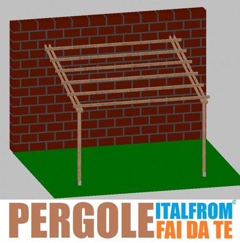 Pergola legno impregnato - pergola,