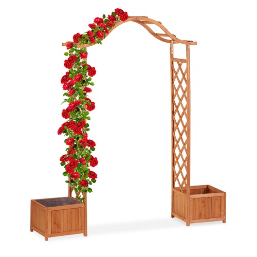 Arco rose legno pergola - in,