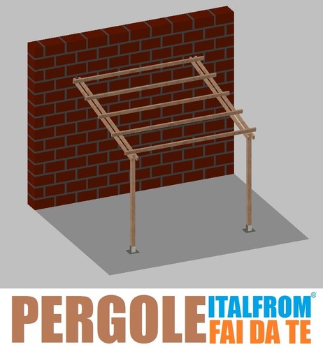 Pergola legno impregnato - pergola,