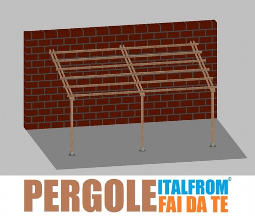 Pergola legno impregnato - in,