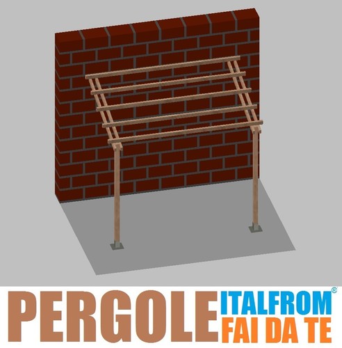 Pergola legno impregnato - pergola,
