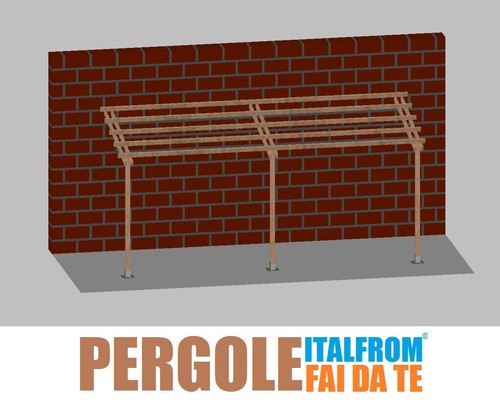 Pergola legno impregnato - in,