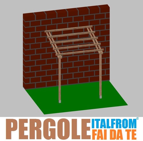 Pergola legno impregnato - legno,