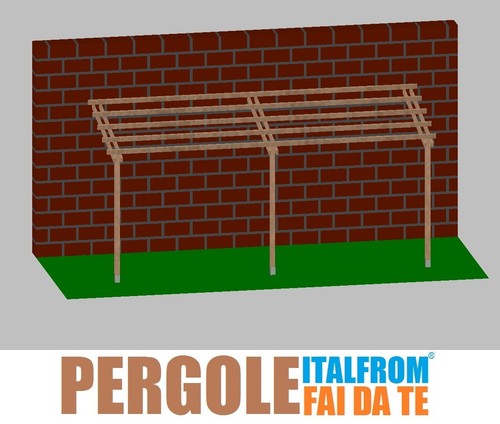 Pergola legno impregnato - pergola,