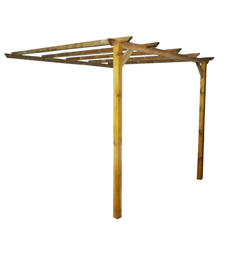 Pergola addossata esterno - da,