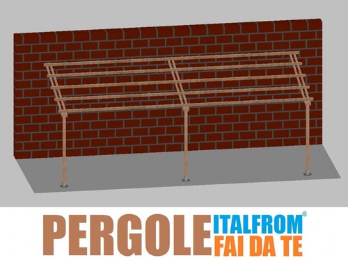 Pergola legno impregnato - legno,