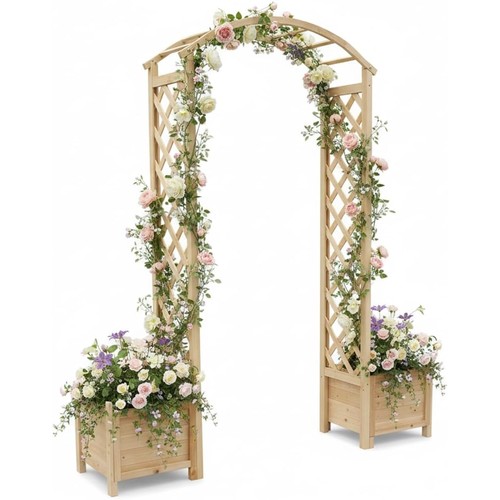 Griglia per rampicanti arco
