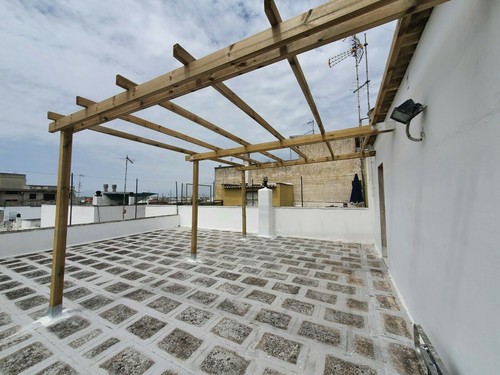 Pergola addossata 4x9 - , tettoia